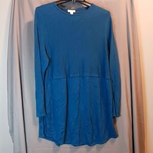 J.Jill tunic sweater blue size Large